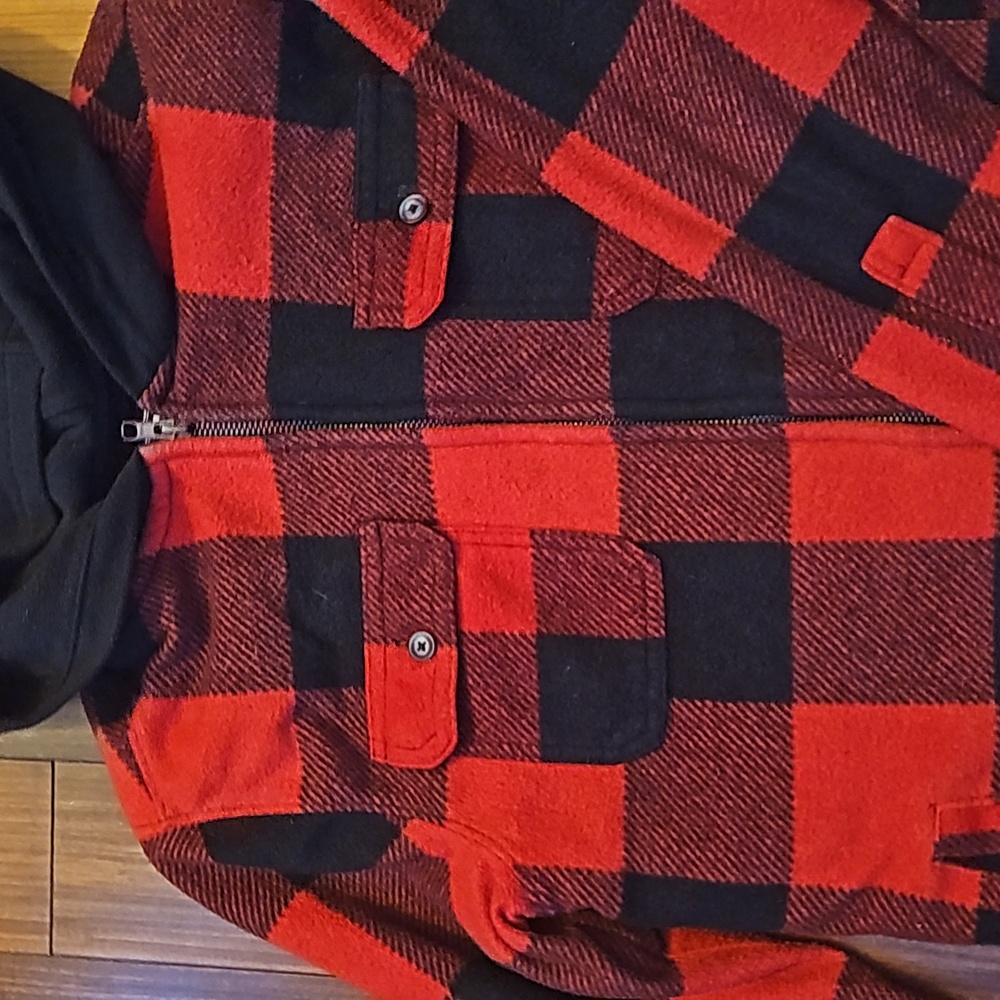 Boys Hoodie Flannel - Picture 1 of 8